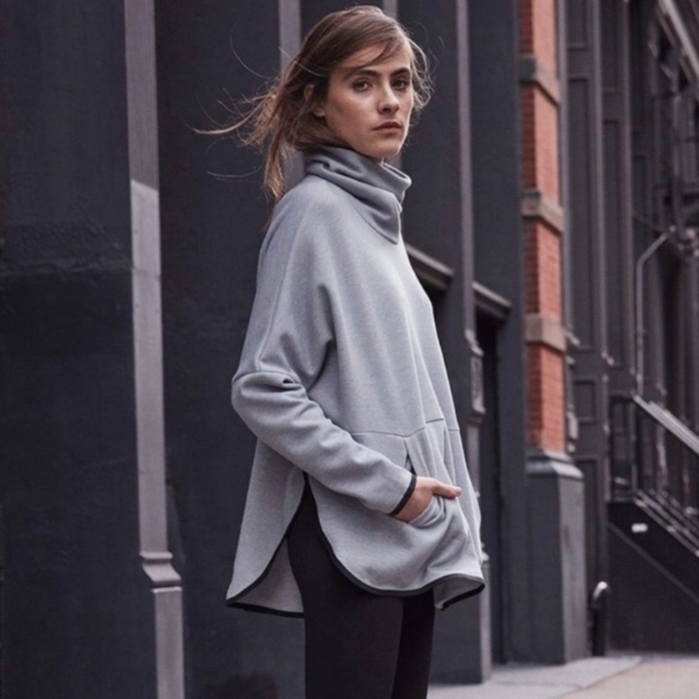 North Face Slacker Poncho Gray